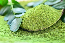 Load image into Gallery viewer, Moringa Powder 1LB (16Oz) 100% Certified Organic Oleifera Leaf - (100% Pure Leaf | NO Stems) - Raw from India | Smoothies | Drinks | Tea | Recipes - Resealable Bag